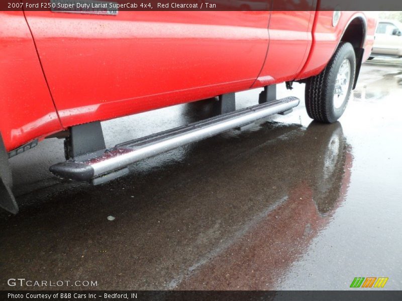 Red Clearcoat / Tan 2007 Ford F250 Super Duty Lariat SuperCab 4x4