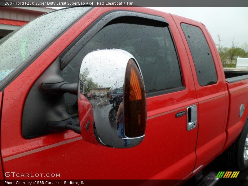 Red Clearcoat / Tan 2007 Ford F250 Super Duty Lariat SuperCab 4x4