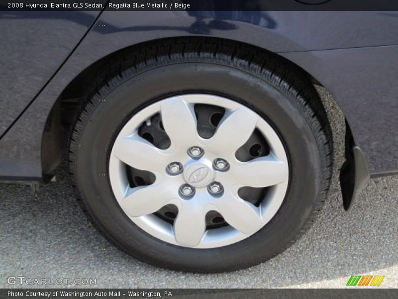 Regatta Blue Metallic / Beige 2008 Hyundai Elantra GLS Sedan