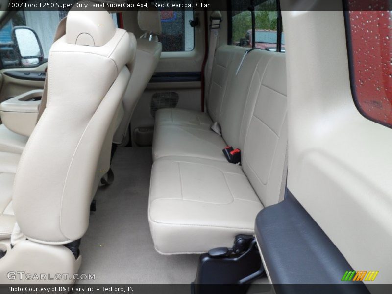 Red Clearcoat / Tan 2007 Ford F250 Super Duty Lariat SuperCab 4x4