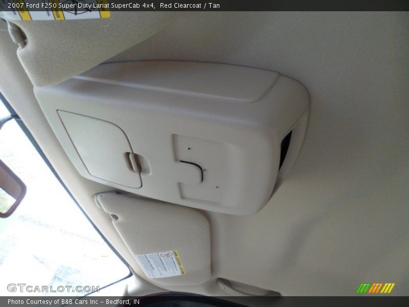Red Clearcoat / Tan 2007 Ford F250 Super Duty Lariat SuperCab 4x4