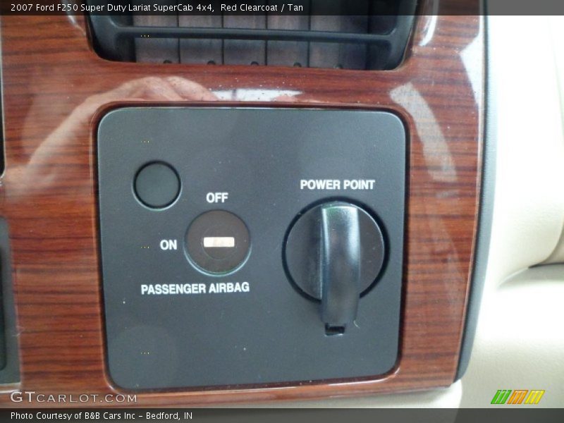 Red Clearcoat / Tan 2007 Ford F250 Super Duty Lariat SuperCab 4x4