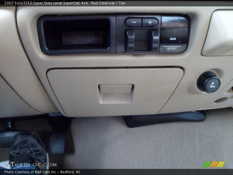 Red Clearcoat / Tan 2007 Ford F250 Super Duty Lariat SuperCab 4x4