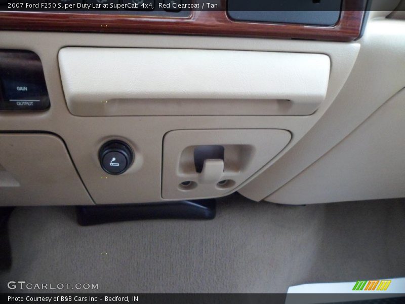 Red Clearcoat / Tan 2007 Ford F250 Super Duty Lariat SuperCab 4x4
