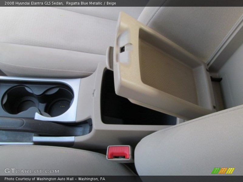 Regatta Blue Metallic / Beige 2008 Hyundai Elantra GLS Sedan