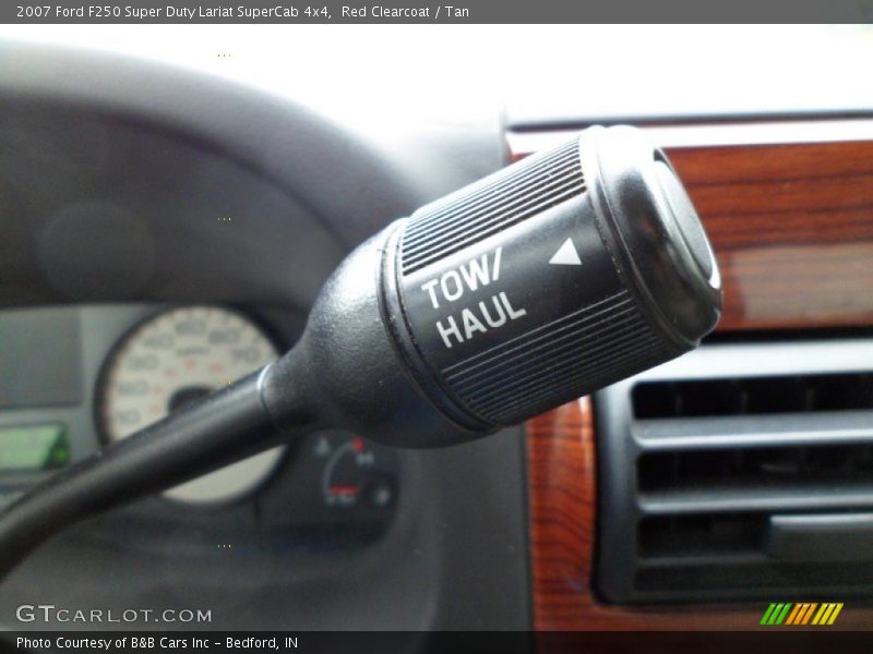 Red Clearcoat / Tan 2007 Ford F250 Super Duty Lariat SuperCab 4x4