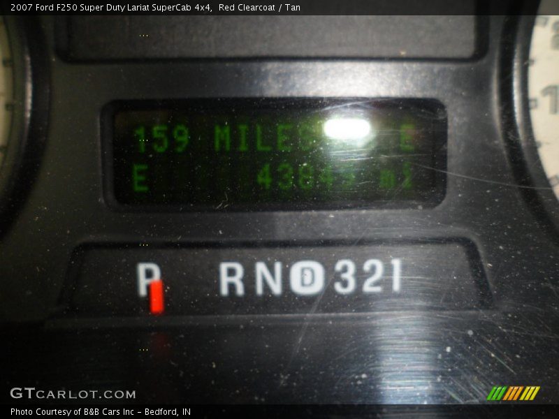 Red Clearcoat / Tan 2007 Ford F250 Super Duty Lariat SuperCab 4x4