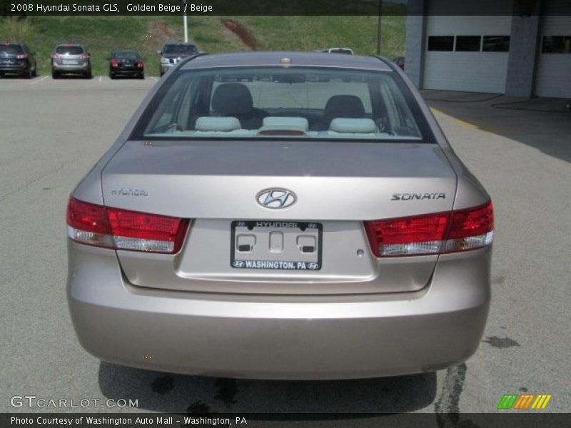 Golden Beige / Beige 2008 Hyundai Sonata GLS