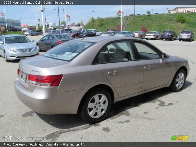 Golden Beige / Beige 2008 Hyundai Sonata GLS