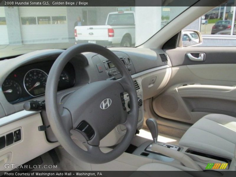 Golden Beige / Beige 2008 Hyundai Sonata GLS