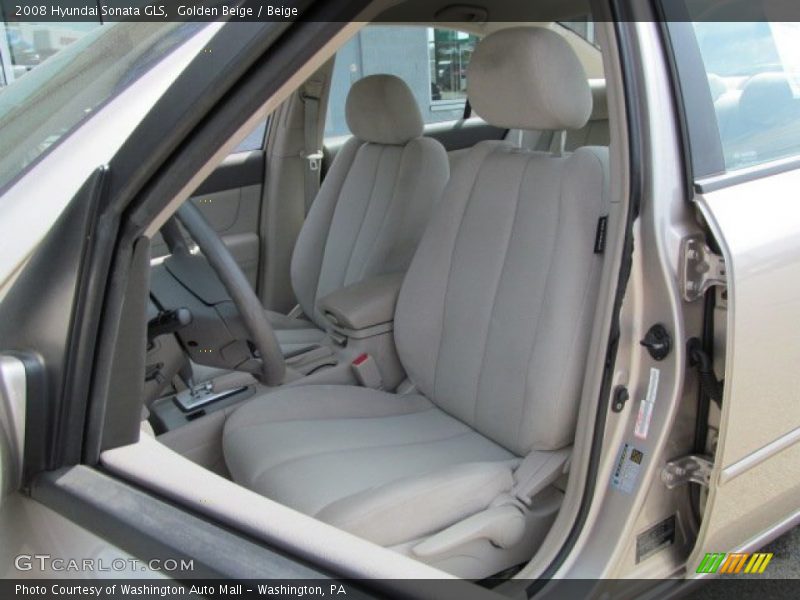 Golden Beige / Beige 2008 Hyundai Sonata GLS