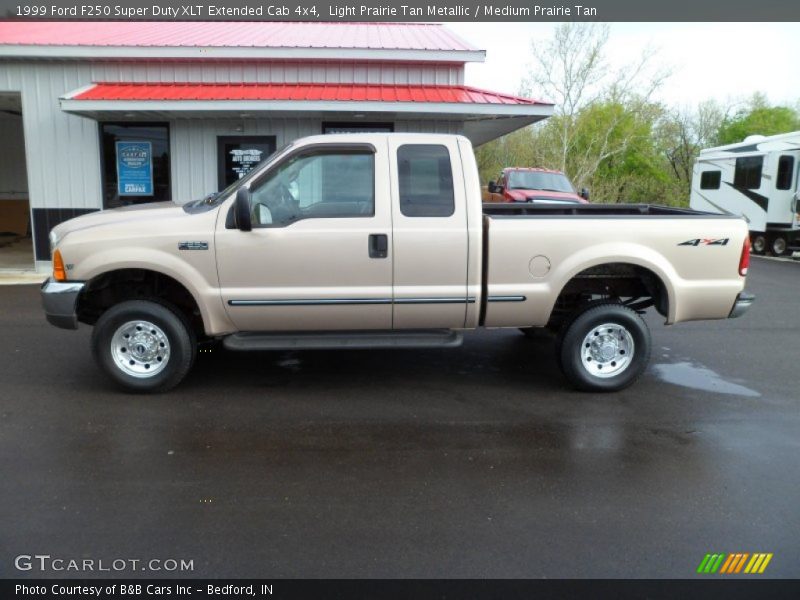 Light Prairie Tan Metallic / Medium Prairie Tan 1999 Ford F250 Super Duty XLT Extended Cab 4x4