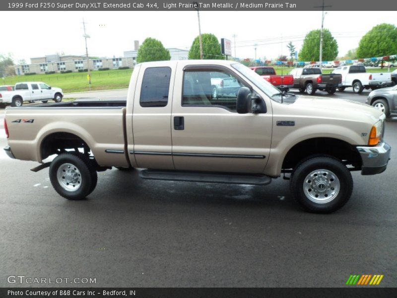 Light Prairie Tan Metallic / Medium Prairie Tan 1999 Ford F250 Super Duty XLT Extended Cab 4x4