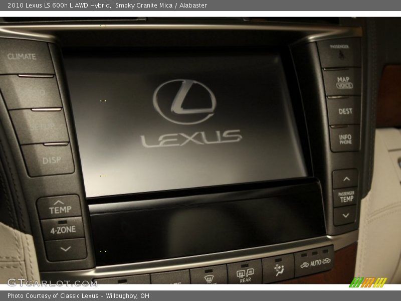 Controls of 2010 LS 600h L AWD Hybrid