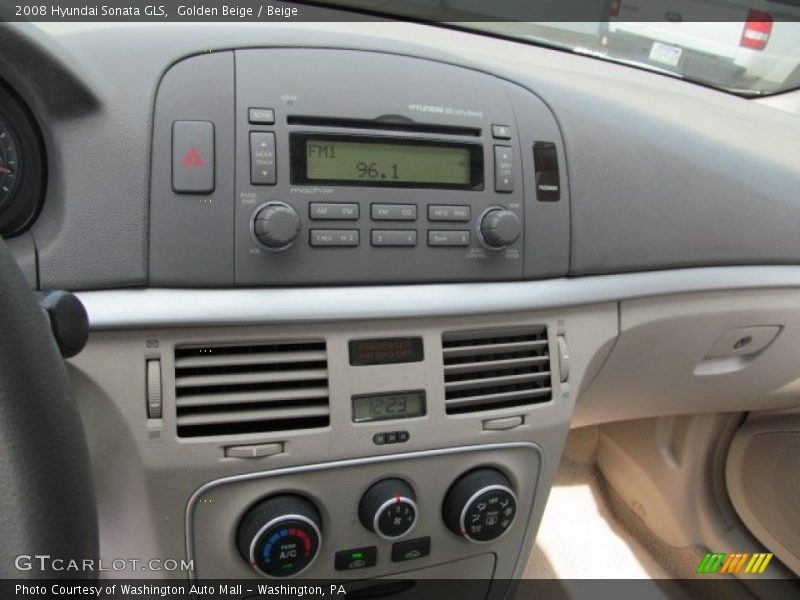 Golden Beige / Beige 2008 Hyundai Sonata GLS