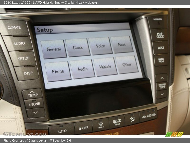 Controls of 2010 LS 600h L AWD Hybrid