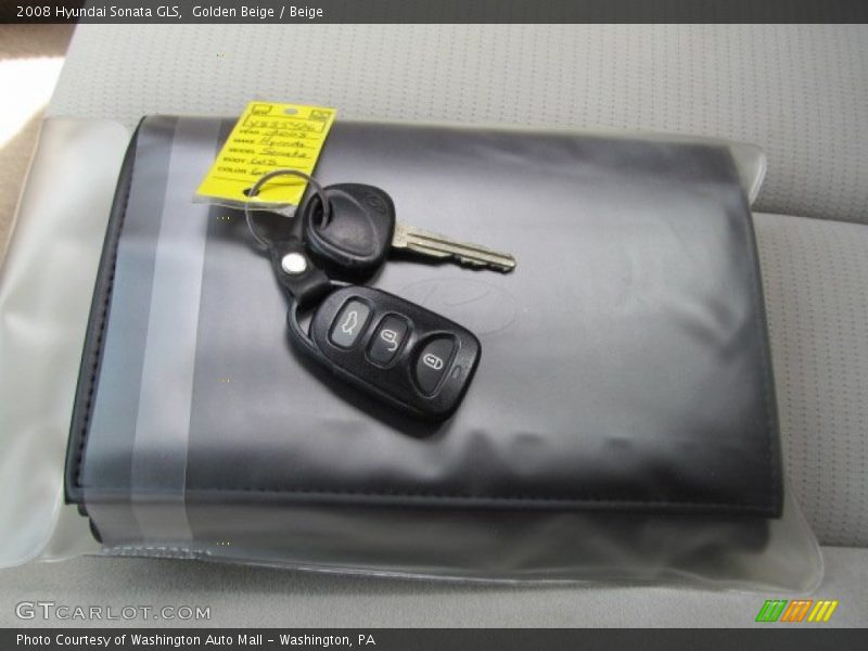 Golden Beige / Beige 2008 Hyundai Sonata GLS