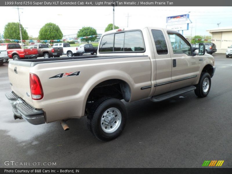 Light Prairie Tan Metallic / Medium Prairie Tan 1999 Ford F250 Super Duty XLT Extended Cab 4x4