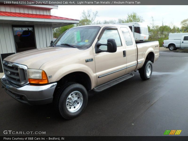 Light Prairie Tan Metallic / Medium Prairie Tan 1999 Ford F250 Super Duty XLT Extended Cab 4x4