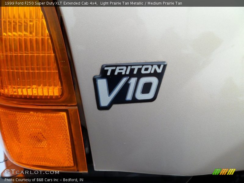Light Prairie Tan Metallic / Medium Prairie Tan 1999 Ford F250 Super Duty XLT Extended Cab 4x4