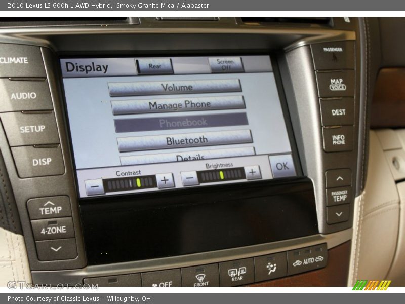 Smoky Granite Mica / Alabaster 2010 Lexus LS 600h L AWD Hybrid