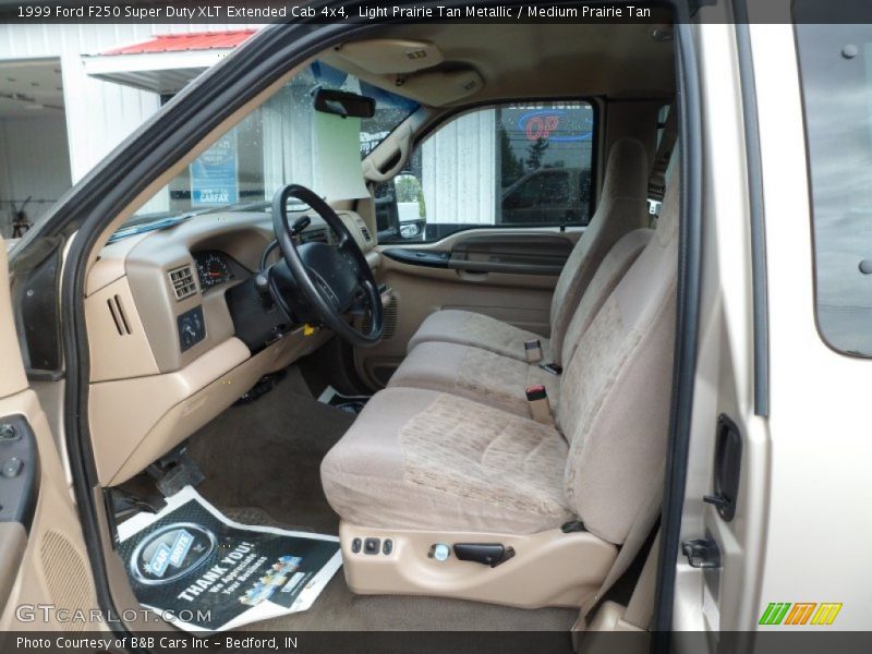 Light Prairie Tan Metallic / Medium Prairie Tan 1999 Ford F250 Super Duty XLT Extended Cab 4x4