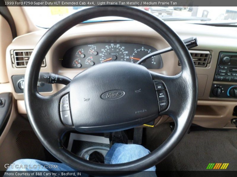 Light Prairie Tan Metallic / Medium Prairie Tan 1999 Ford F250 Super Duty XLT Extended Cab 4x4