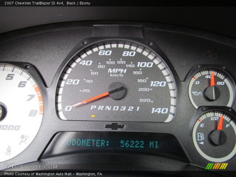 Black / Ebony 2007 Chevrolet TrailBlazer SS 4x4