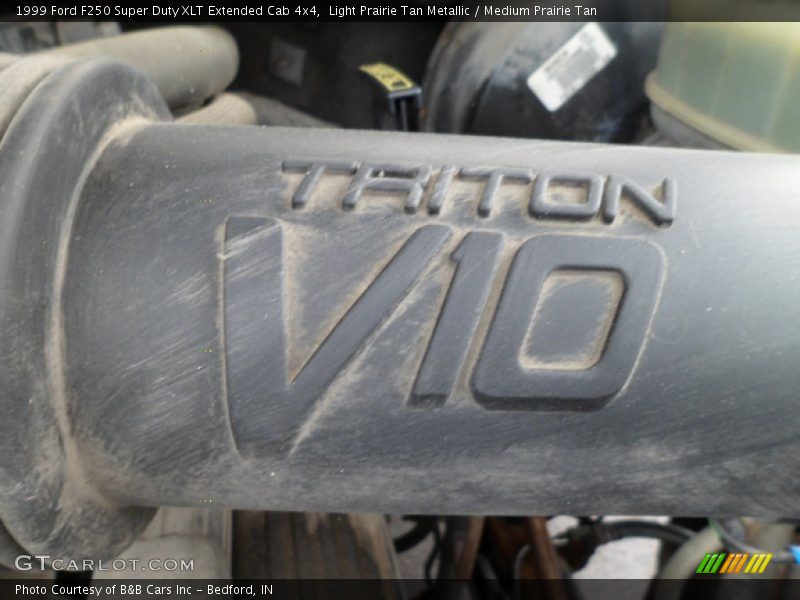 Light Prairie Tan Metallic / Medium Prairie Tan 1999 Ford F250 Super Duty XLT Extended Cab 4x4