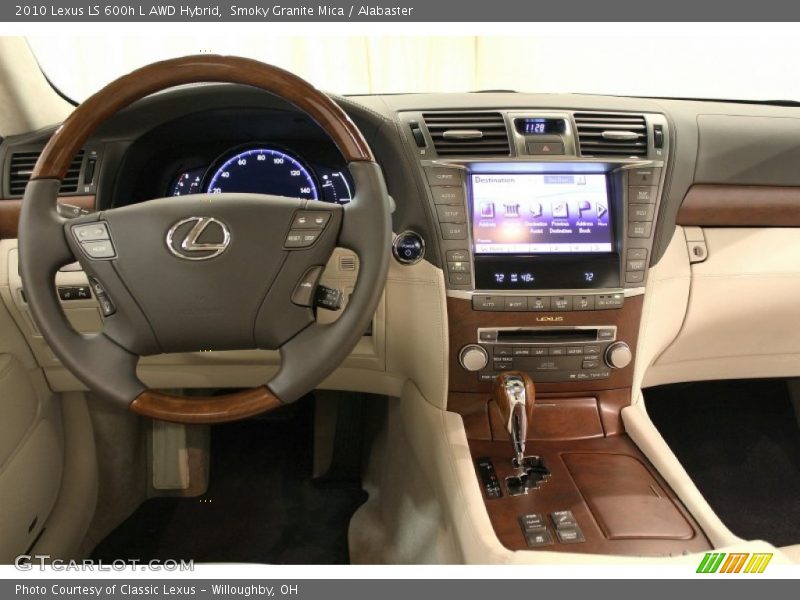 Dashboard of 2010 LS 600h L AWD Hybrid