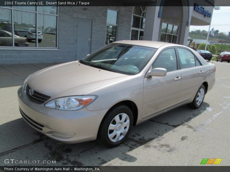 Desert Sand Mica / Taupe 2003 Toyota Camry LE