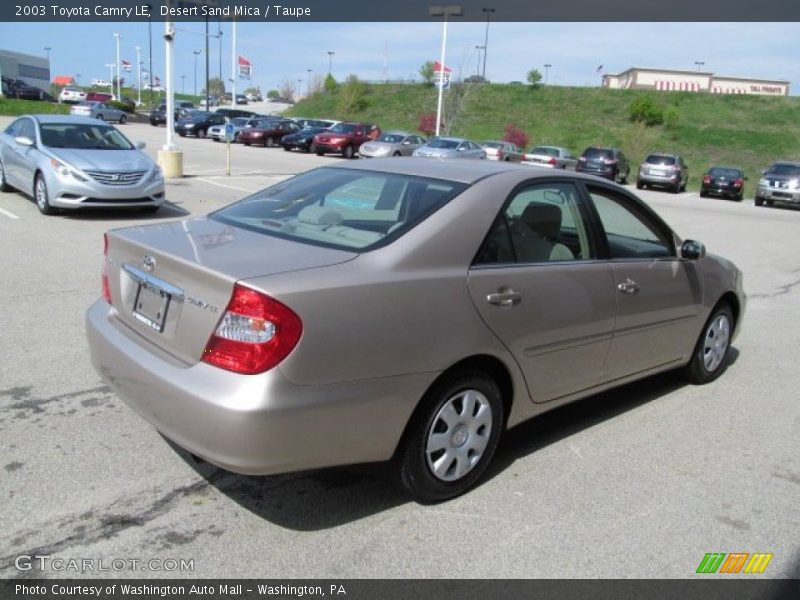 Desert Sand Mica / Taupe 2003 Toyota Camry LE