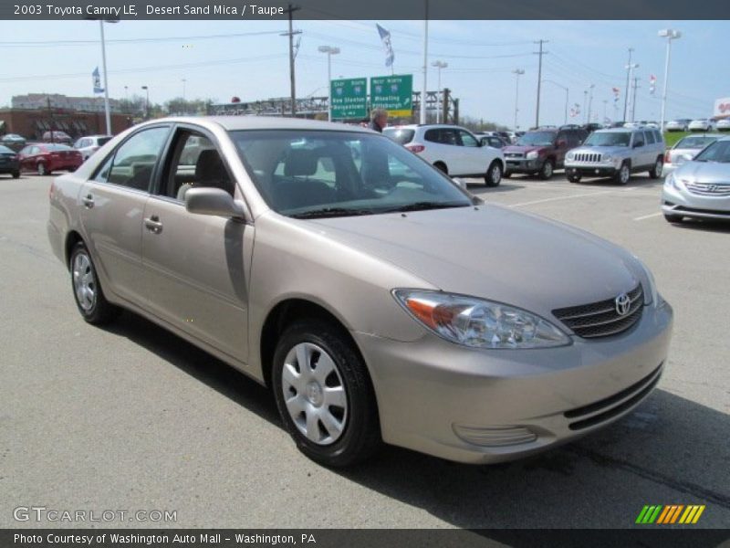 Desert Sand Mica / Taupe 2003 Toyota Camry LE