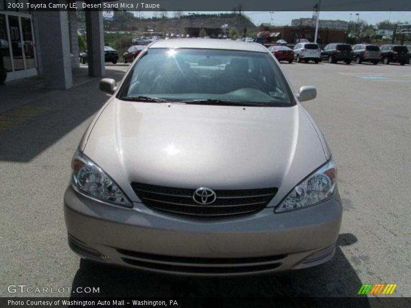 Desert Sand Mica / Taupe 2003 Toyota Camry LE