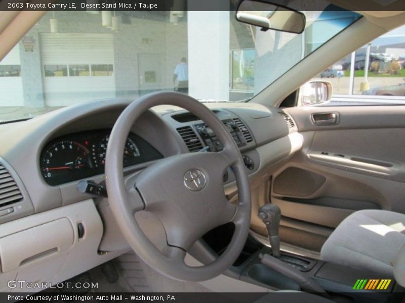 Desert Sand Mica / Taupe 2003 Toyota Camry LE