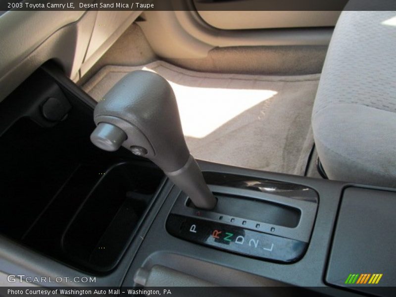 Desert Sand Mica / Taupe 2003 Toyota Camry LE