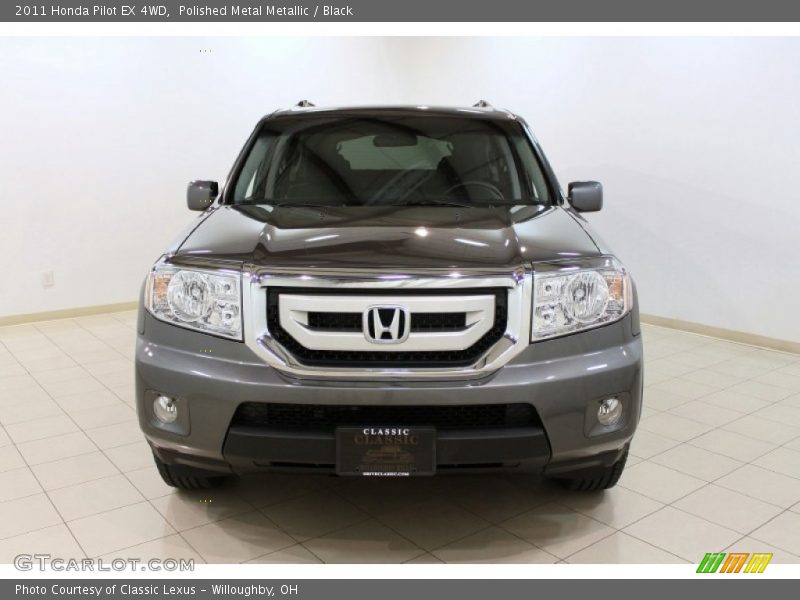 Polished Metal Metallic / Black 2011 Honda Pilot EX 4WD