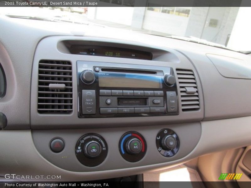 Desert Sand Mica / Taupe 2003 Toyota Camry LE