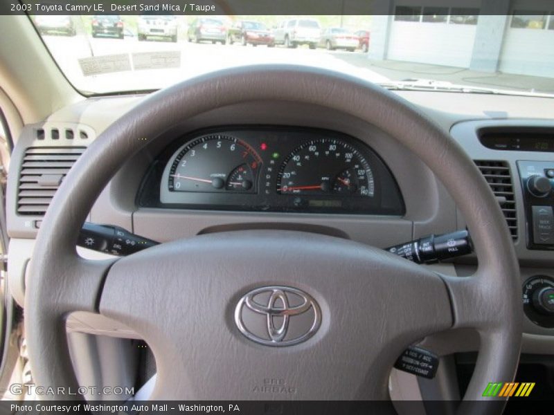 Desert Sand Mica / Taupe 2003 Toyota Camry LE