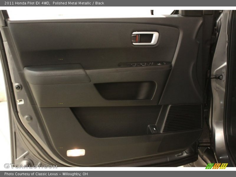 Polished Metal Metallic / Black 2011 Honda Pilot EX 4WD