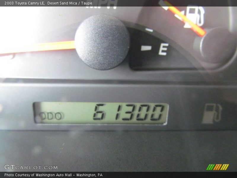 Desert Sand Mica / Taupe 2003 Toyota Camry LE