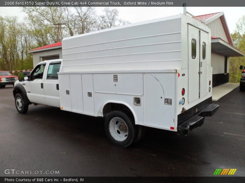 Oxford White / Medium Flint 2006 Ford F550 Super Duty XL Crew Cab 4x4 Commercial Truck