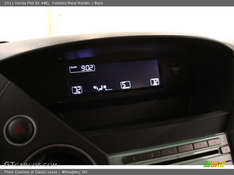 Polished Metal Metallic / Black 2011 Honda Pilot EX 4WD