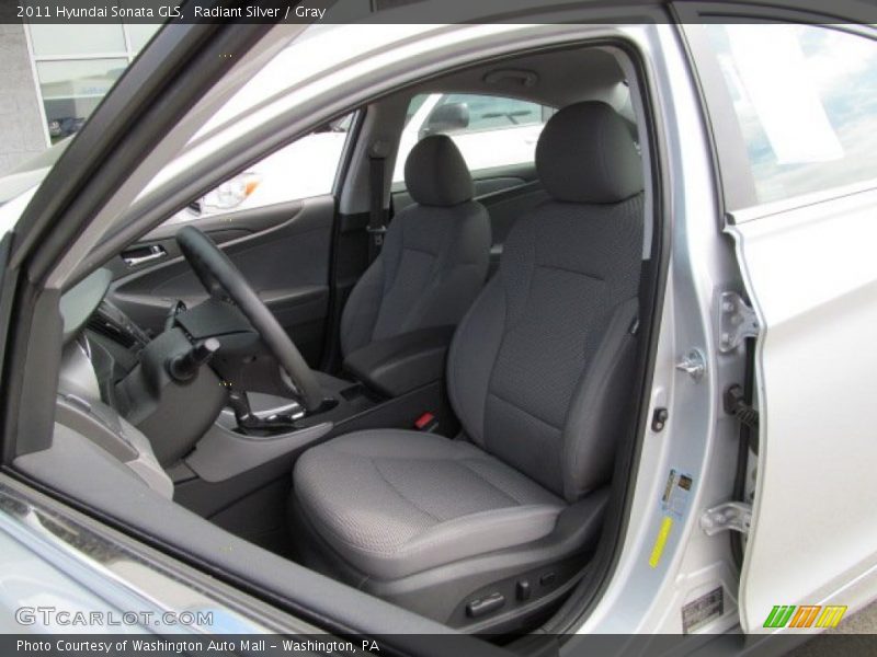 Radiant Silver / Gray 2011 Hyundai Sonata GLS