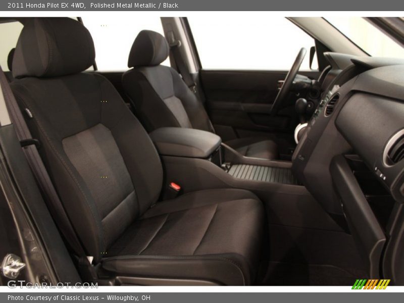 Polished Metal Metallic / Black 2011 Honda Pilot EX 4WD