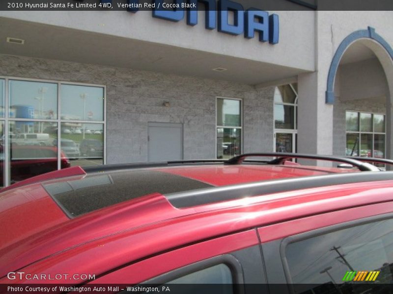 Venetian Red / Cocoa Black 2010 Hyundai Santa Fe Limited 4WD