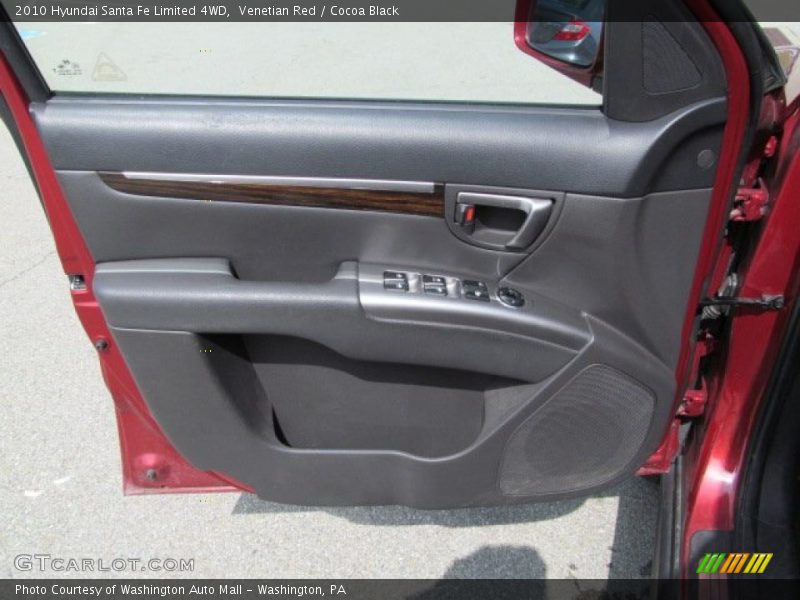 Venetian Red / Cocoa Black 2010 Hyundai Santa Fe Limited 4WD
