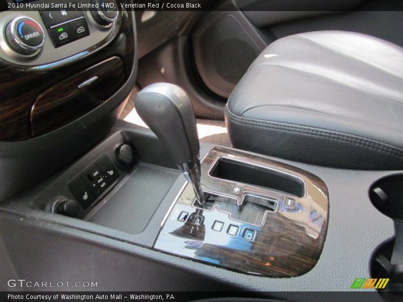 Venetian Red / Cocoa Black 2010 Hyundai Santa Fe Limited 4WD