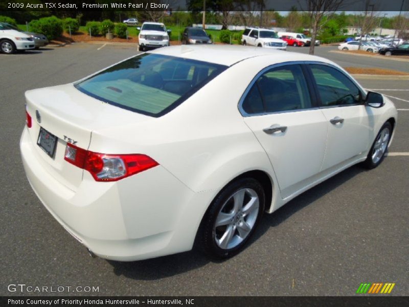 Premium White Pearl / Ebony 2009 Acura TSX Sedan