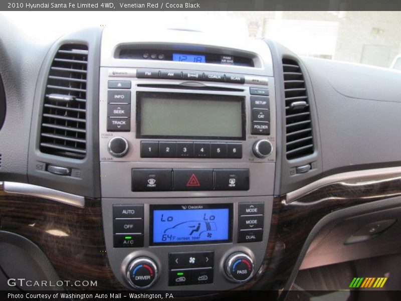 Venetian Red / Cocoa Black 2010 Hyundai Santa Fe Limited 4WD